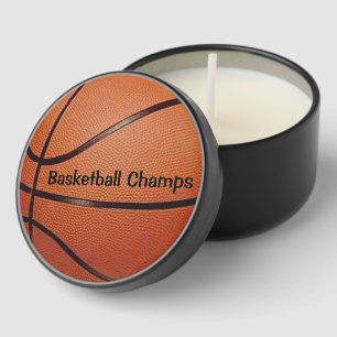 Baseketball Design Mini Candle Favors