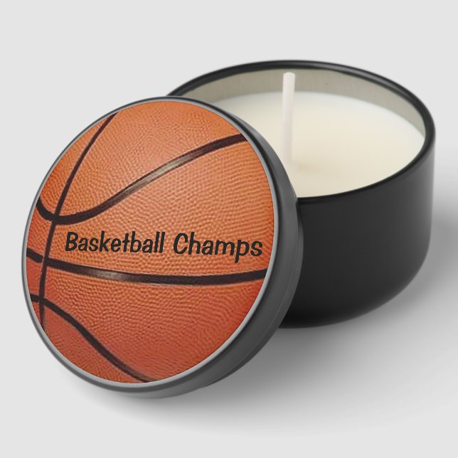 Baseketball Design Mini Candle Favors (Corner)