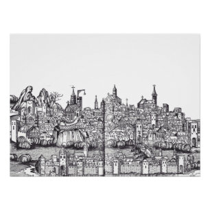 Basel city in northwestern Switzerland Poster