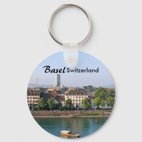 Basel City in the Switzerland Souvenir Keychain