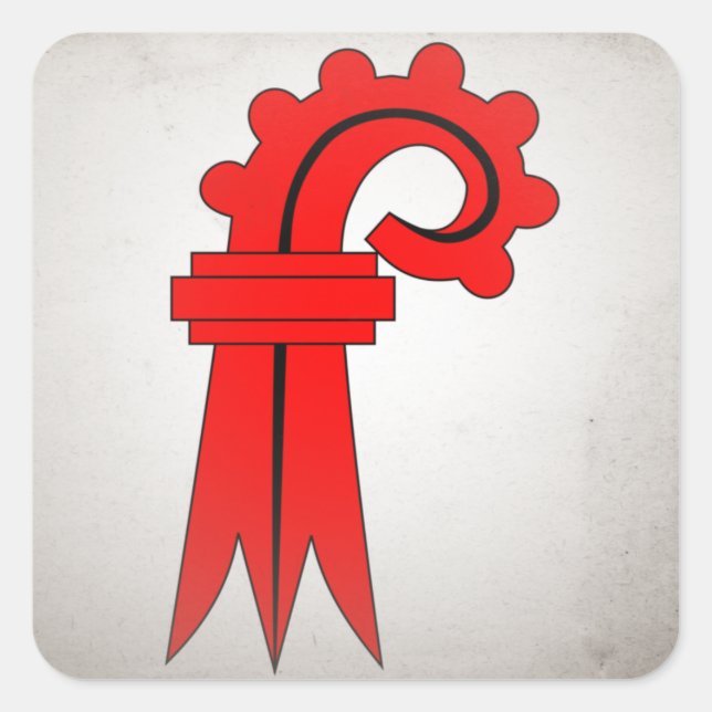 Basel Landschaft Square Sticker (Front)