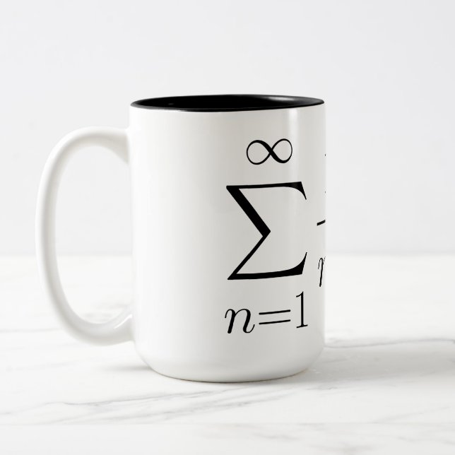 Basel problem Two-Tone coffee mug (Left)