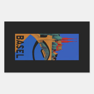 Basel Rectangular Sticker
