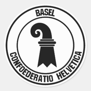 Basel Round Emblem Classic Round Sticker
