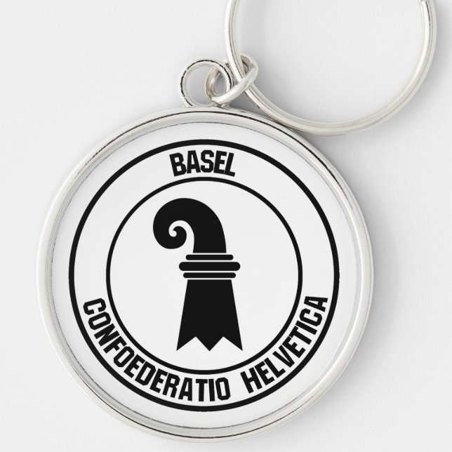 Basel Round Emblem Keychain (Front)