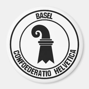 Basel Round Emblem Magnet