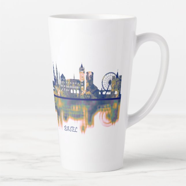 Basel Skyline Latte Mug (Right)