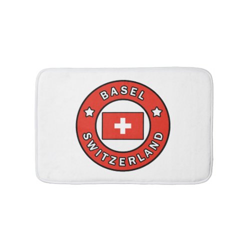 Basel Switzerland Bath Mat