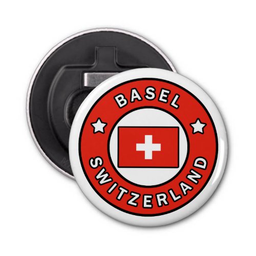 Basel Switzerland Bottle Opener