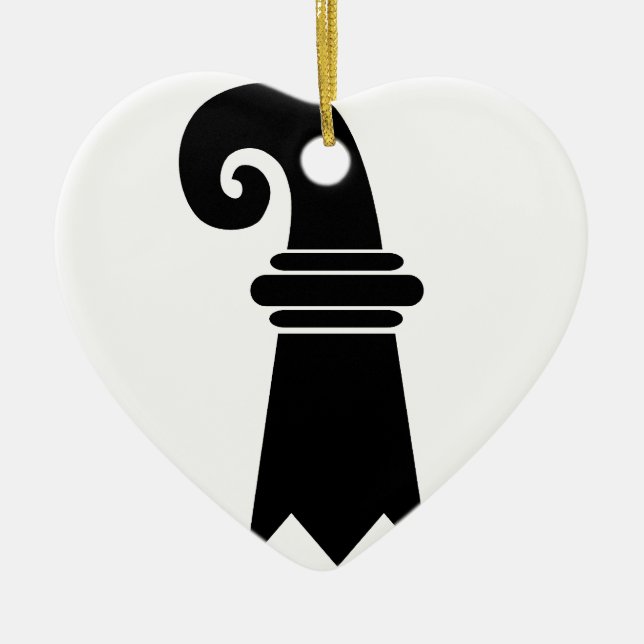 Basel, Switzerland flag Ceramic Ornament (Front)