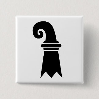 Basel, Switzerland flag Pinback Button