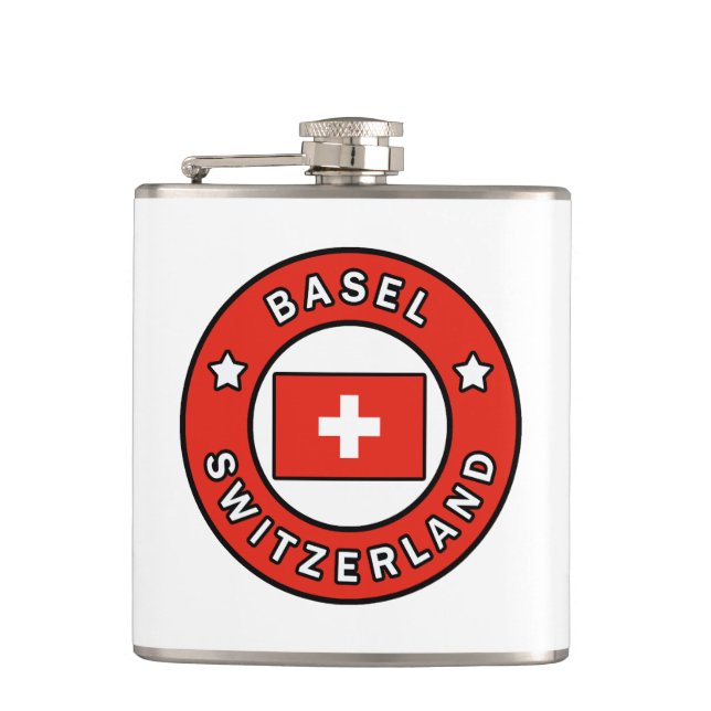 Basel Switzerland Flask (Front)