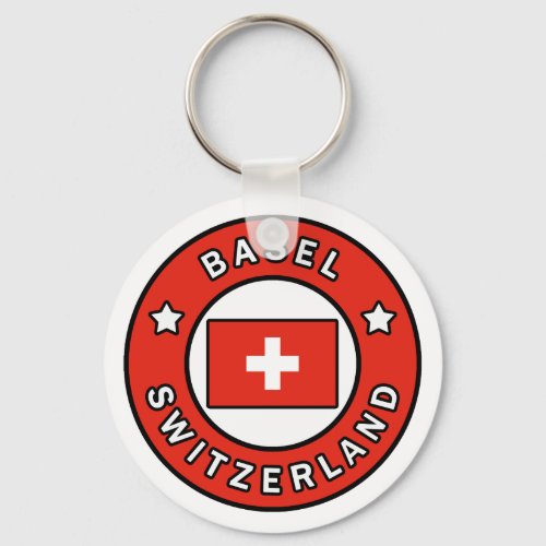 Basel Switzerland Keychain