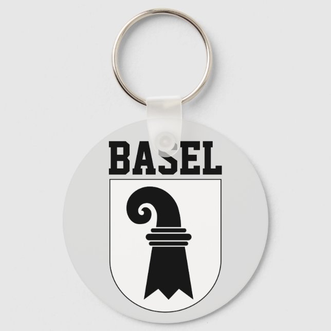 Basel, SWITZERLAND Keychain (Front)