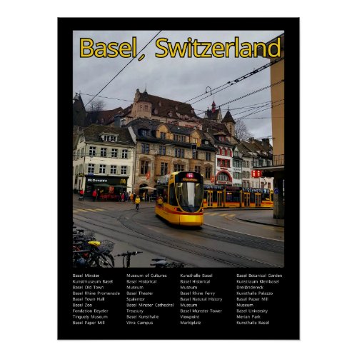Basel Switzerland Poster