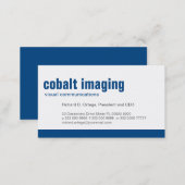 Baseline Panel Cobalt Business Card (Front/Back)