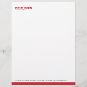 Baseline Panel Crimson Letterhead