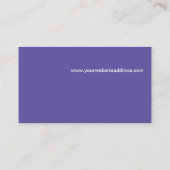 Baseline Panel Violet Business Card (Back)