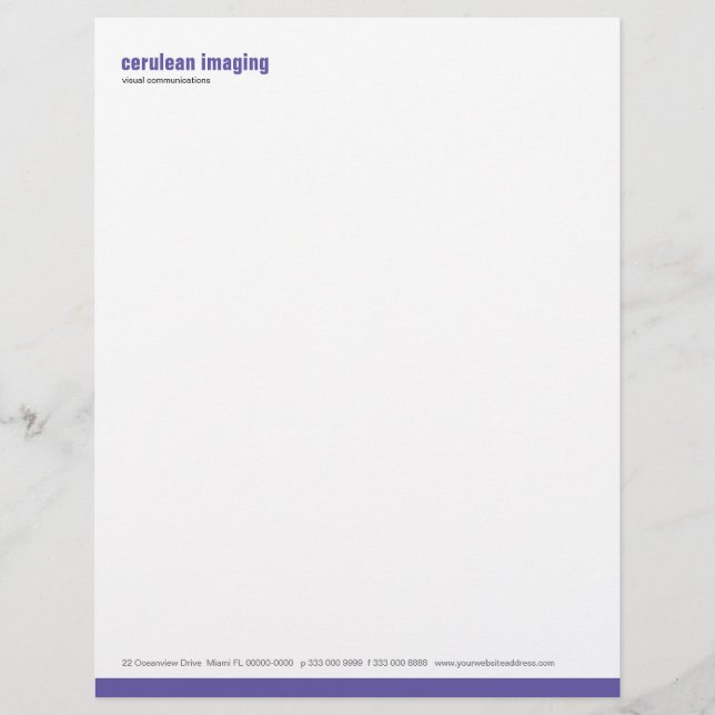 Baseline Panel Violet Letterhead (Front)