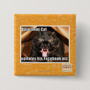 Basement Cat Button