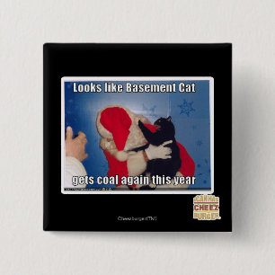 Basement Cat gets coal Button
