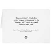 Basement Stairs Cards (Back Horizontal)