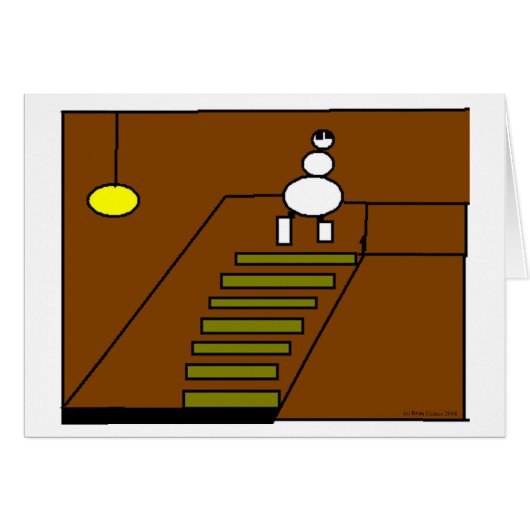 Basement Stairs Cards (Front Horizontal)
