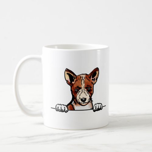 Basenji African barkless dog_  Coffee Mug