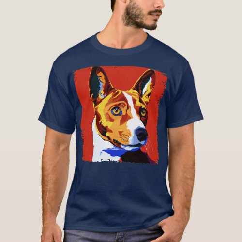 Basenji Art Dog Lover Gifts 1 T_Shirt