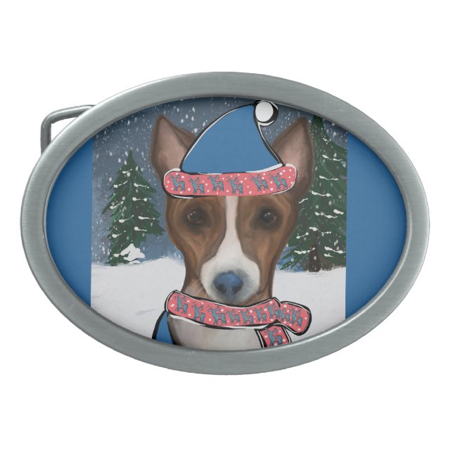 BASENJI                BELT BUCKLE (Front)