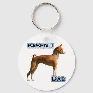 Basenji Dad 4 - Keychain