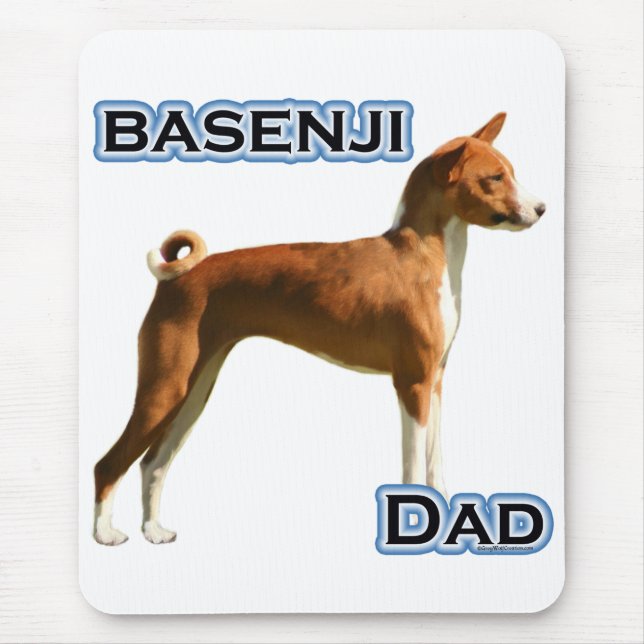 Basenji Dad 4 Mouse Pad (Front)