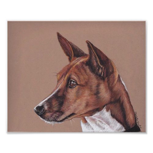 Basenji Dog Art Photo Print