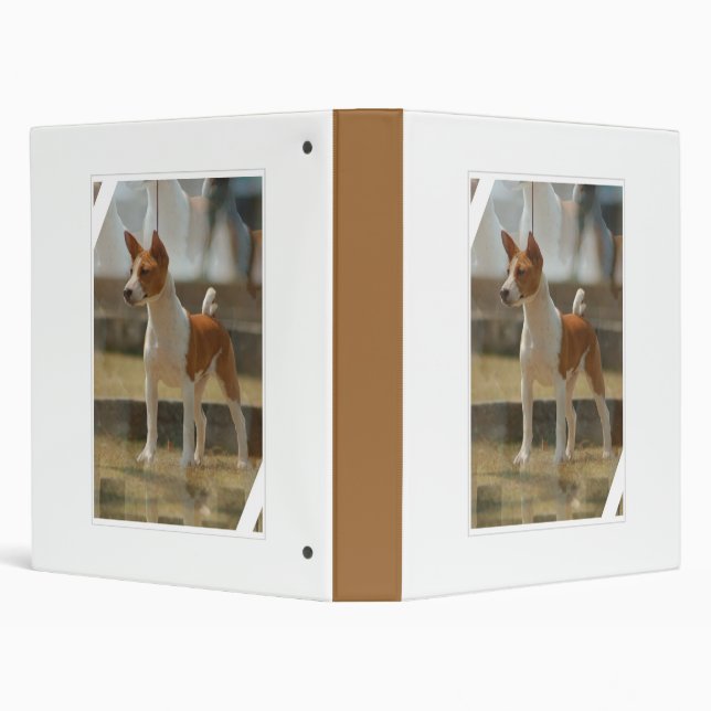 Basenji Dog  Binder (Background)