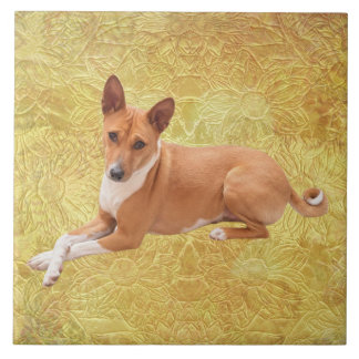 Basenji Dog  Ceramic Tile