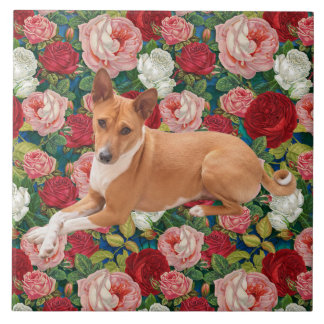 Basenji Dog  Ceramic Tile