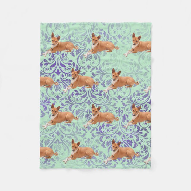 Basenji Dog  Fleece Blanket (Front)