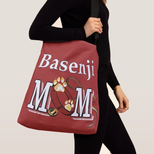 Basenji Dog MOM Crossbody Bag (Close Up)