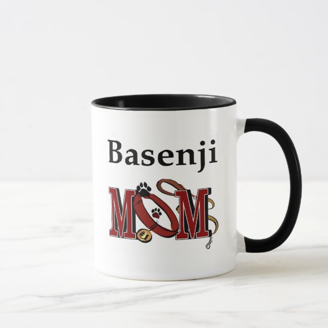 Basenji Dog MOM Mug (Right)