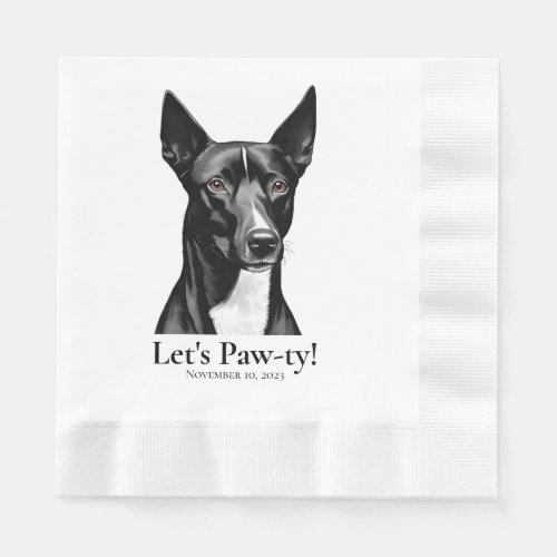 Basenji Dog Napkin