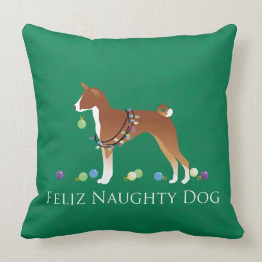 feliz naughty dog pillow