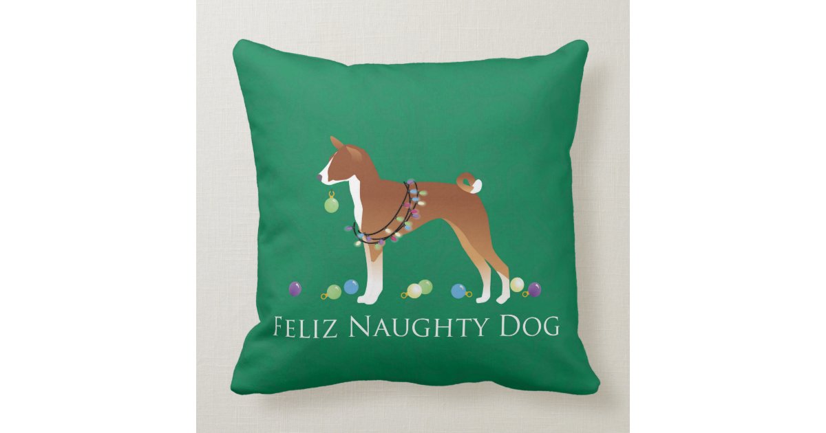 feliz naughty dog pillow