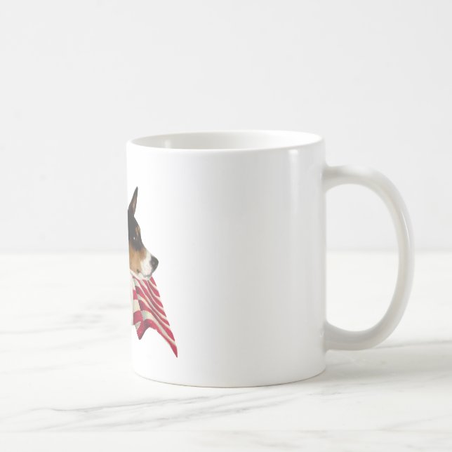 Basenji Flag Coffee Mug (Right)