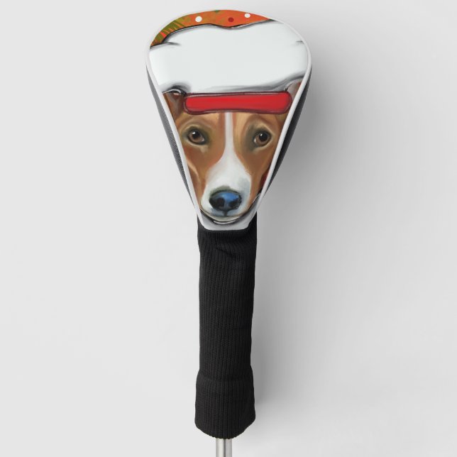 BASENJI             GOLF HEAD COVER (Front)