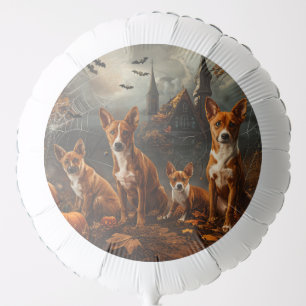 Basenji Halloween Night Doggy Delight Balloon
