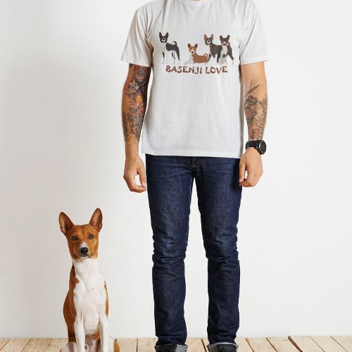 Basenji Hound Love Dog Breed T_Shirt