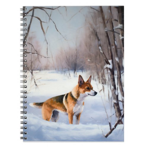 Basenji Let It Snow Christmas  Notebook