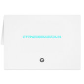 Basenji Love Card (Back Horizontal)