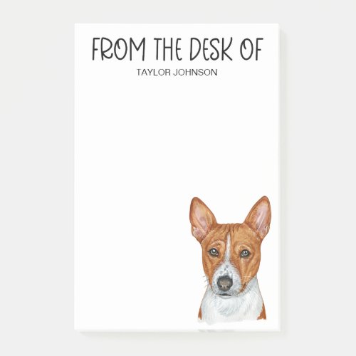 Basenji Lover Post_it Notes