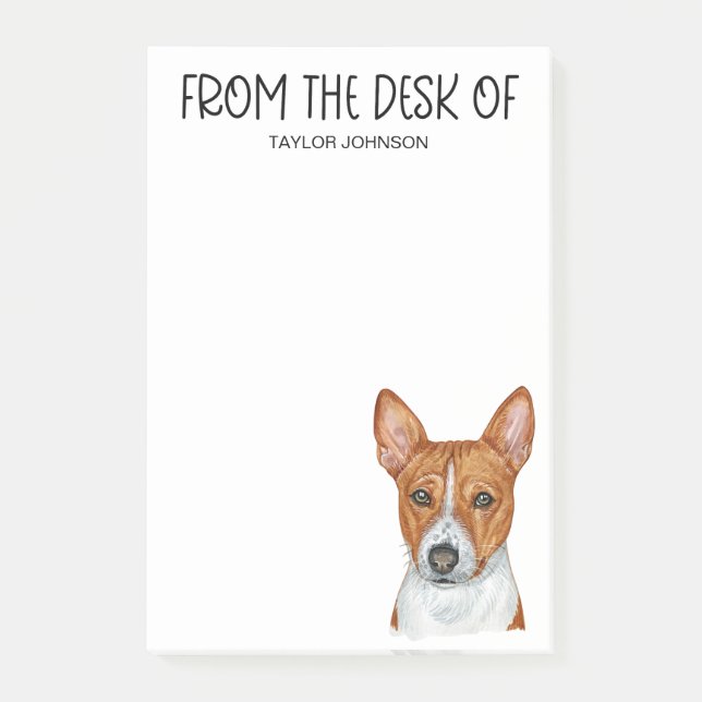 Basenji Lover Post-it Notes (Front)